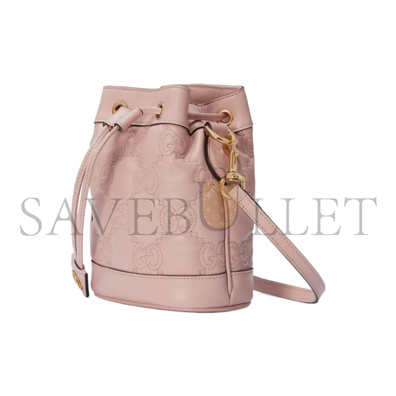 GUCCI GG MATELASSÉ MINI BUCKET BAG 728231 (20*17*10cm)